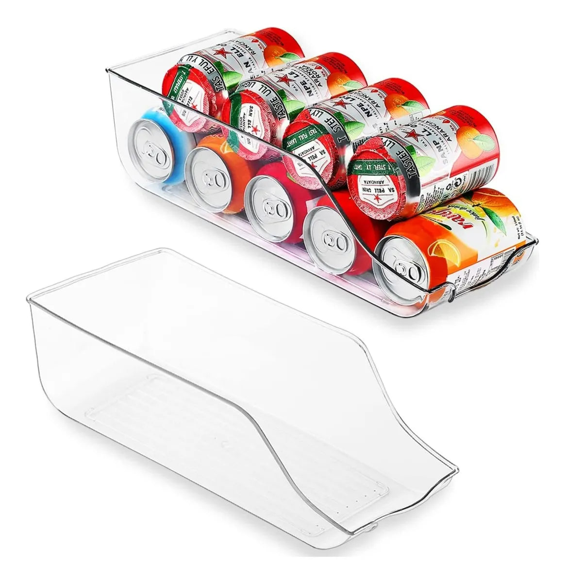 Organizador Acrílico para Refrigerador 34 x 14.5 x 10 cm