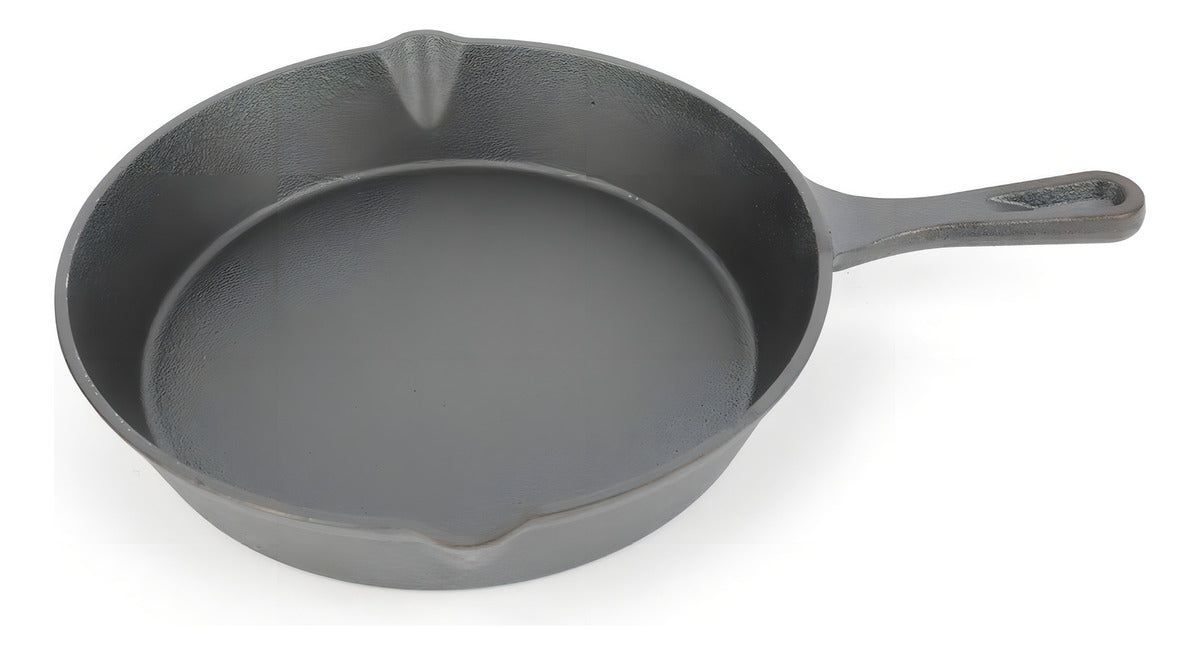 Sartén De Hierro Fundido 25cm Color Negro