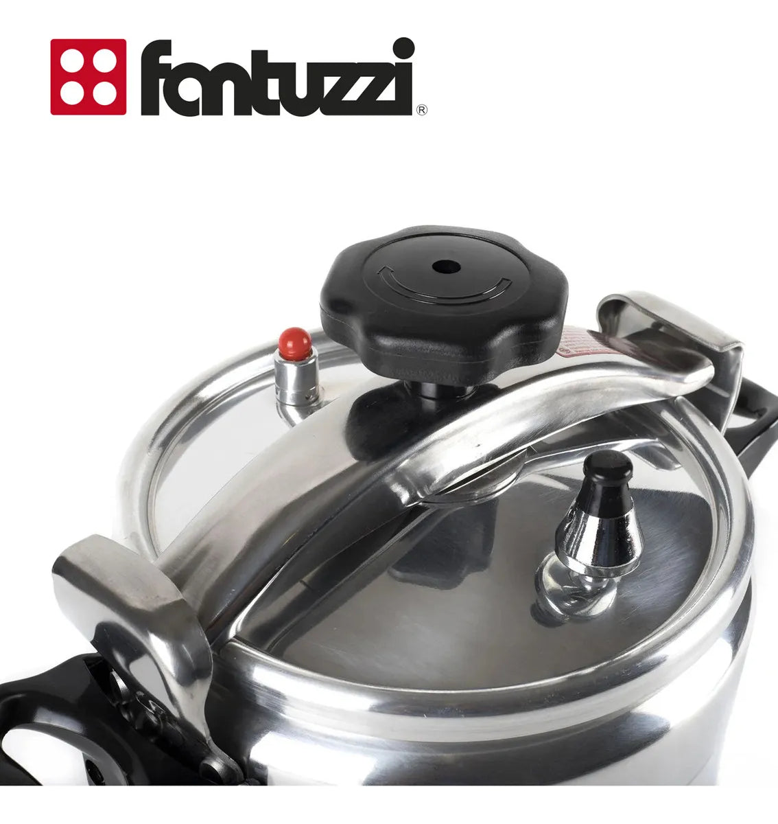 Olla A Presión Fantuzzi Comprezzo 8 Litros Color Gris