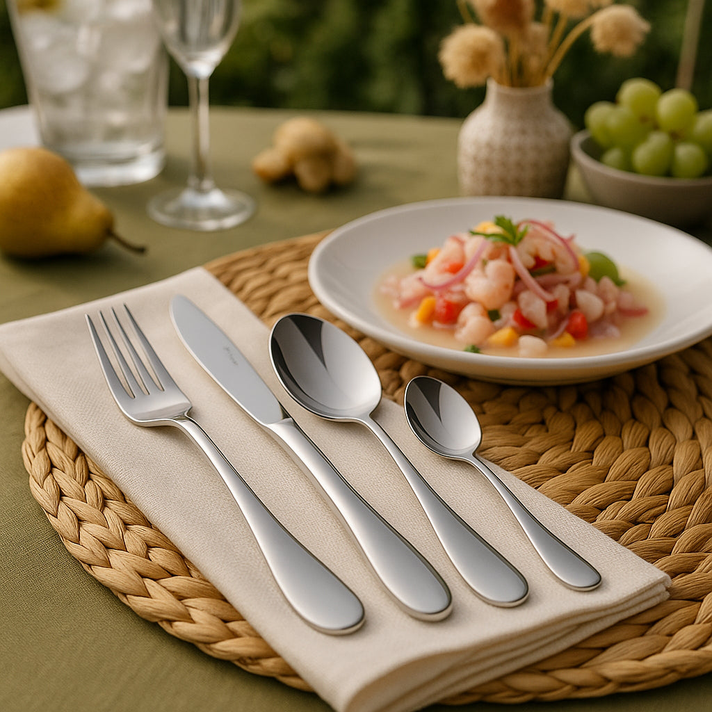 Set Cuchilleria 24 Piezas Hamilton Cubiertos Vitta Metal