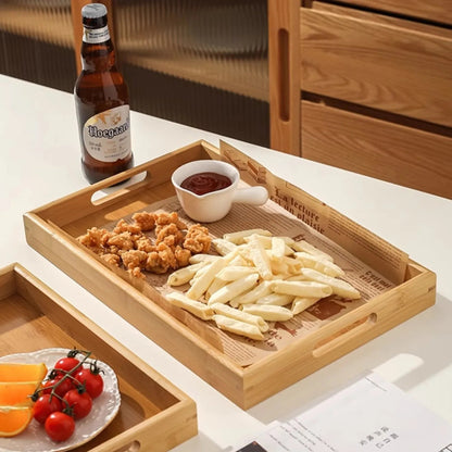 Bandeja Para Servir De Bambú 40 Cm