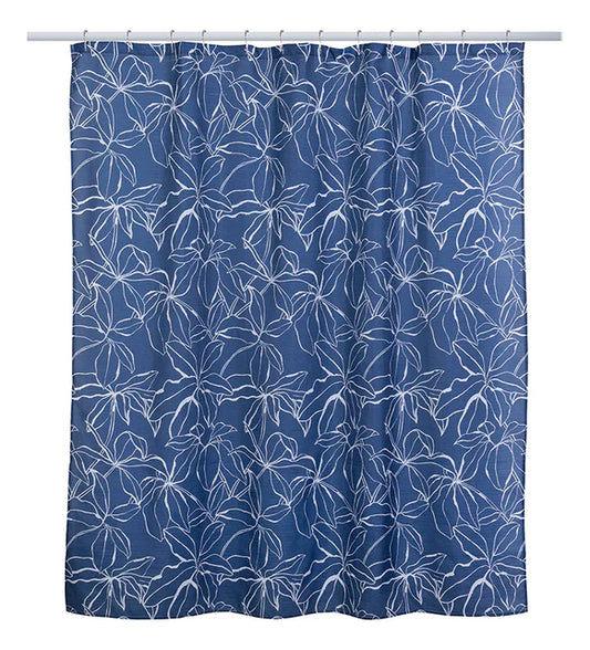 Set De Cortina Baño Piso Argollas 3 Piezas