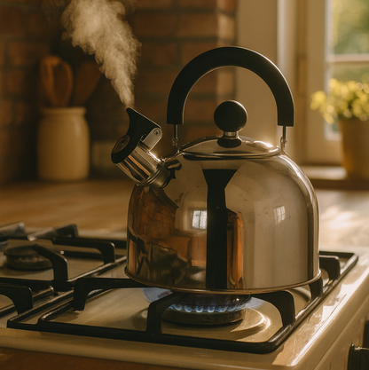 Tetera Clasica 2.5 Lts Acero Inoxidable Vitta Plateado