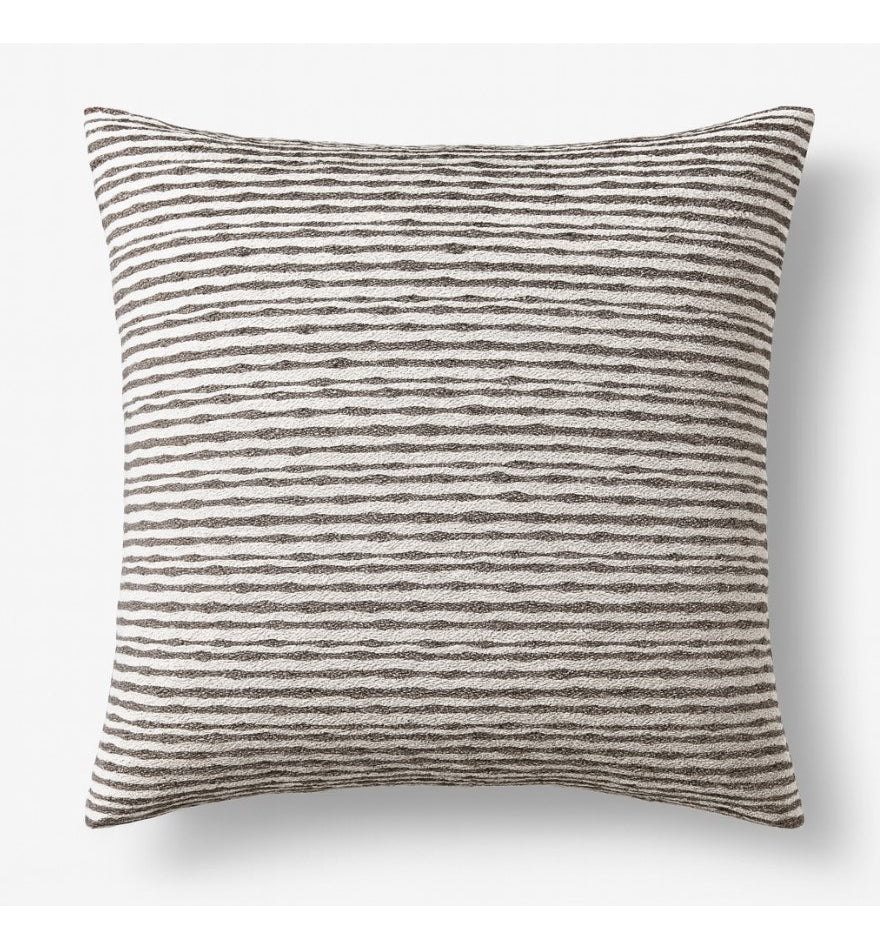 Funda Cojin Detalles Gris 45x42