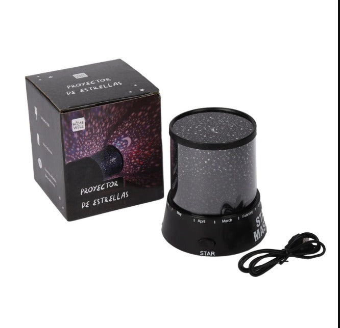 Proyector Led a Pilas Galaxia Estrellas