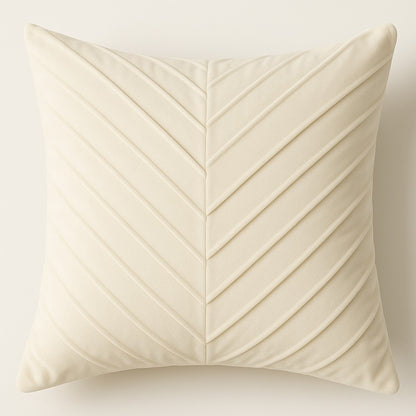 Funda Cojin Beige Lineas 43 X 40