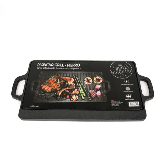 Parrilla Grill de Fierro Fundido Plancha