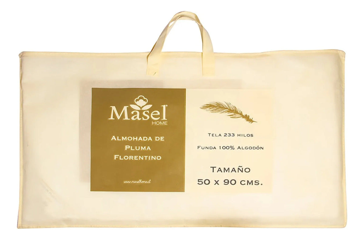 Almohada Florentino Pluma De Pato 50x90 Cm