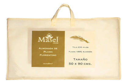 Almohada Florentino Pluma De Pato 50x90 Cm