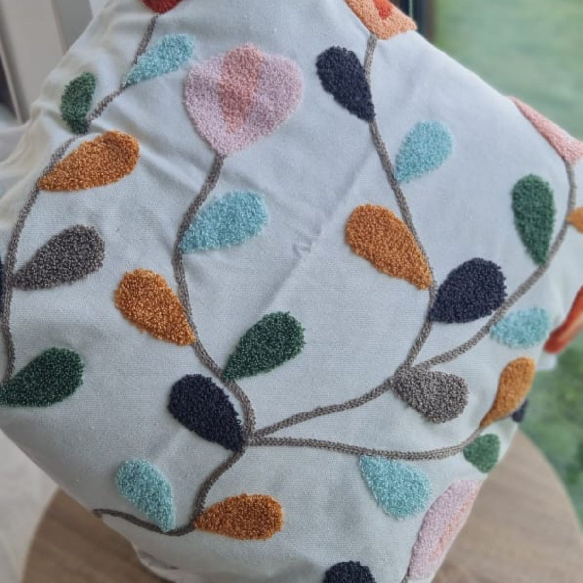 Funda Bordada Tulipan Rosa 45x42