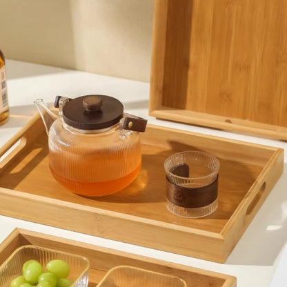 Bandeja Para Servir De Bambú 40 Cm