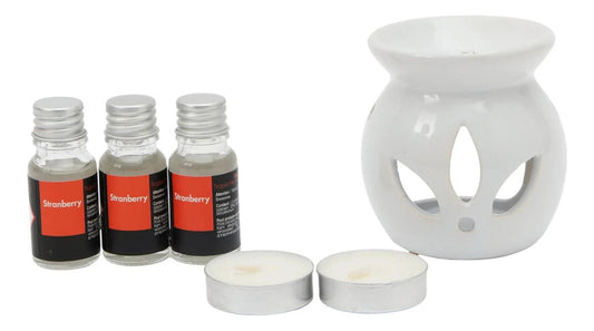 Set De Quemador De Esencias Con Velas