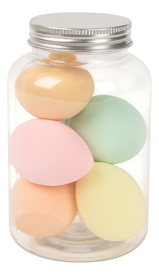 Set Esponjas Maquillae 5 Piezas Bop Con Frasco
