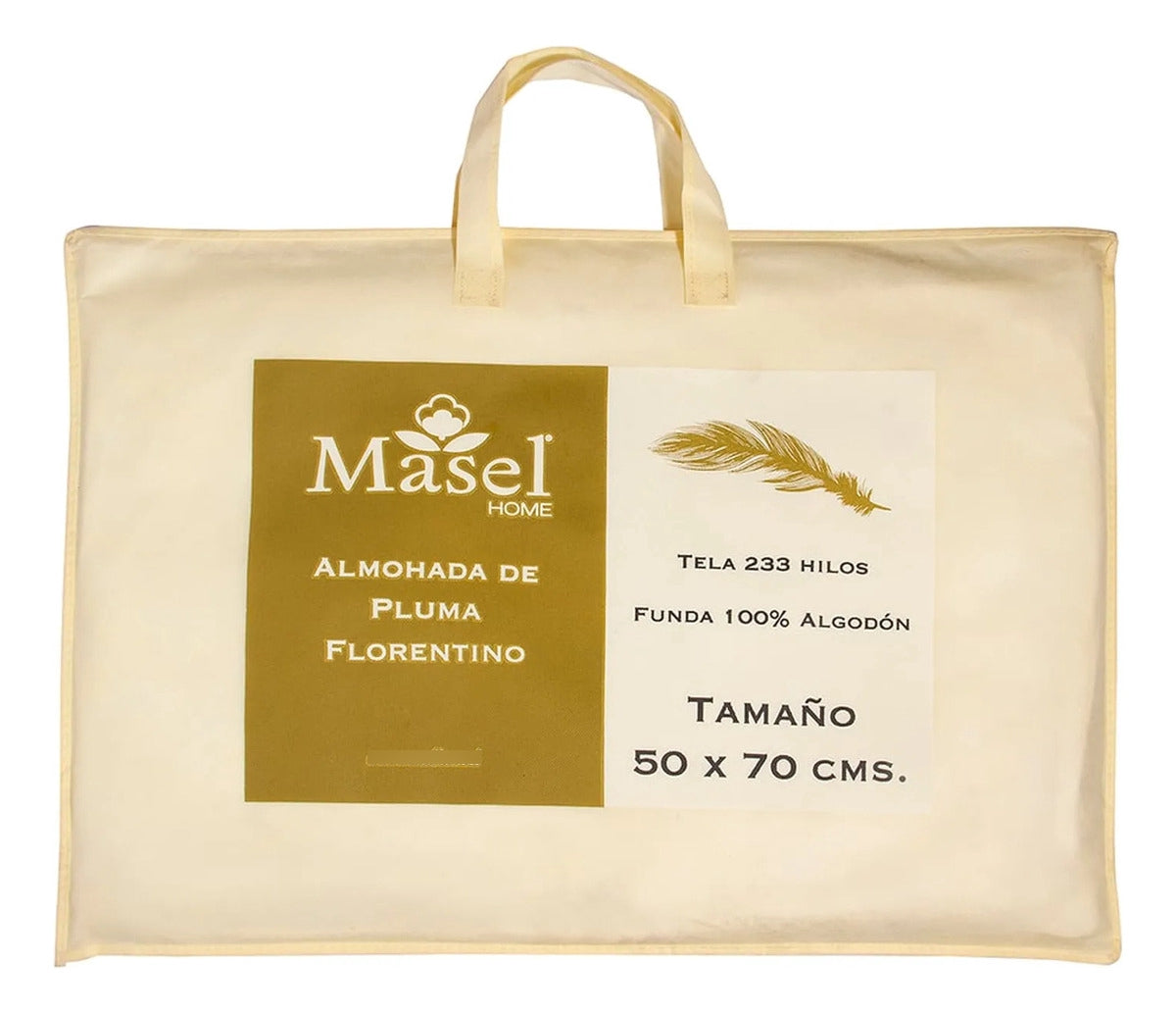 Almohada Florentino Pluma De Pato 50x70 Cm