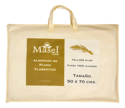 Almohada Florentino Pluma De Pato 50x70 Cm