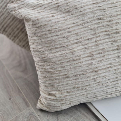 Funda Cojin Detalles Café 45x42