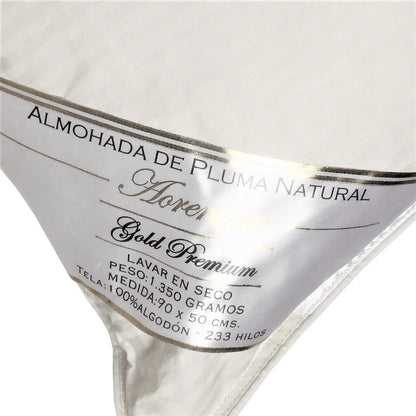 Almohada Florentino Pluma De Pato 50x90 Cm