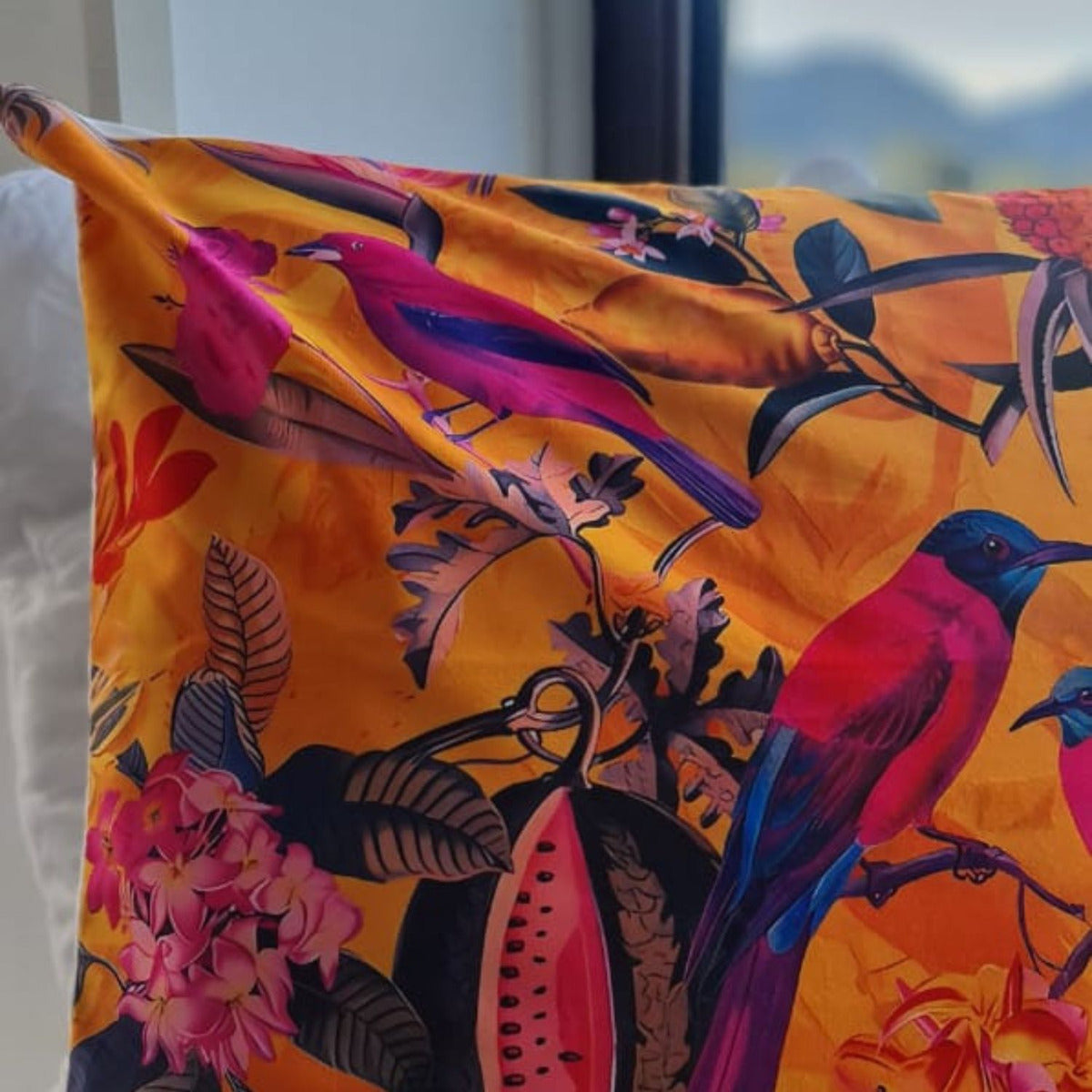 Funda Impresa Colibri Suave Rosa 45x42